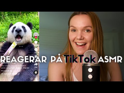 ASMRtist reagerar på TIKTOK ASMR!🤩 (asmr på svenska)
