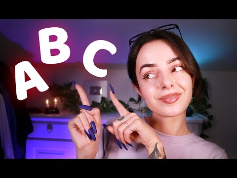 ASMR to Distract You if Ur Overthinking ⭐️ Alphabet Word Association Game ⭐️ Follow My Instructions