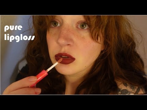 Pure Lipgloss Sounds ✨ Soothing & Tingly (No Talking, sharing, close-up, breathing)