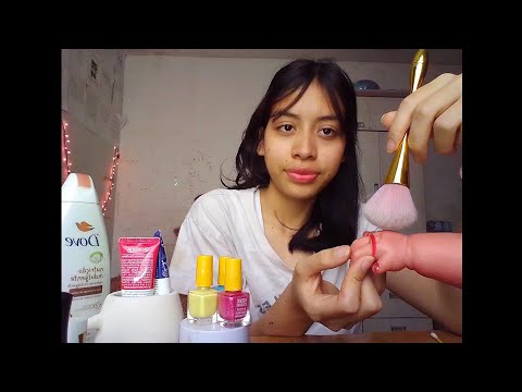 Asmr casero | roleplay Salón de uñas relajante ✨💗