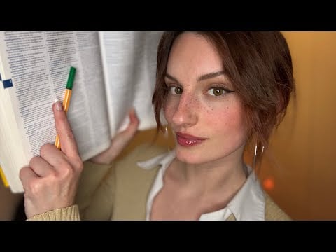 ASMR Teaching you German Basics 🇩🇪