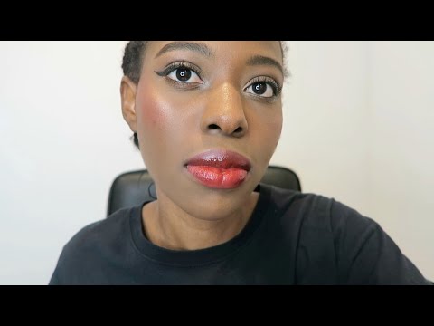 Realistic Everyday Red Lipstick Application