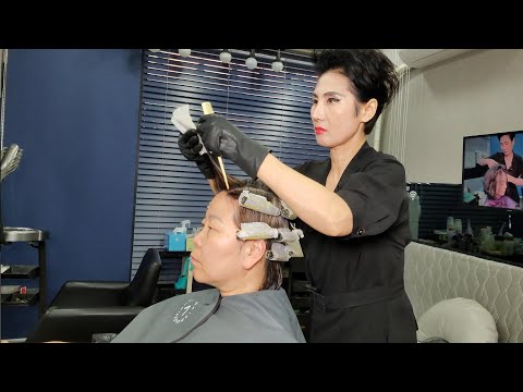 Hair Salon ASMR – Calm Hands, Soft Touch, Clean Perm Process