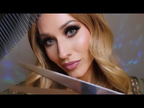 ASMR Giving You a Beautiful Haircut 💇‍♀️ (roleplay, personal attention, typing, brushing✨️)
