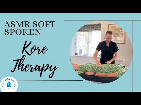 ASMR Kore Therapy Kinesiology Tuina Massage for Bicycle Injury 🚴‍♀️  Unintentional ASMR Real Person