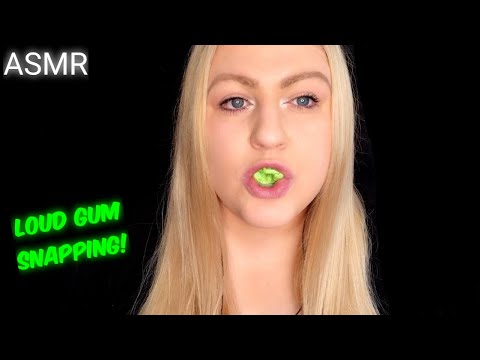 ASMR ⚠LOUD⚠ GUM SNAPPING 💥