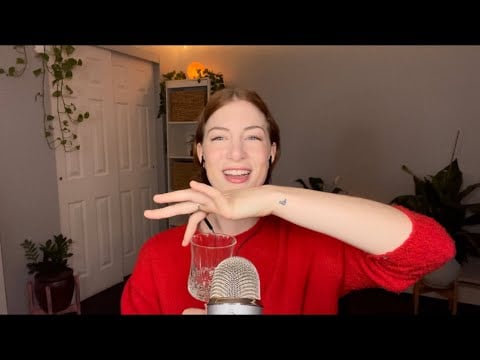 Asmr singing crystal glass #shorts