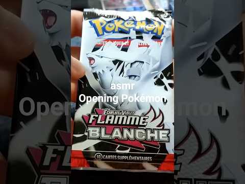 asmr opening booster flamme blanche