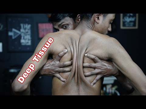 Very Hard Deep Tissue Back Body Massage By Strong Wrist Barber | ASMR Head And Body Massage