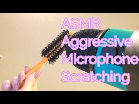 ASMR Aggressive Microphone Scratching