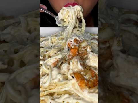 Fettuccini Alfredo #asmr #food #pasta
