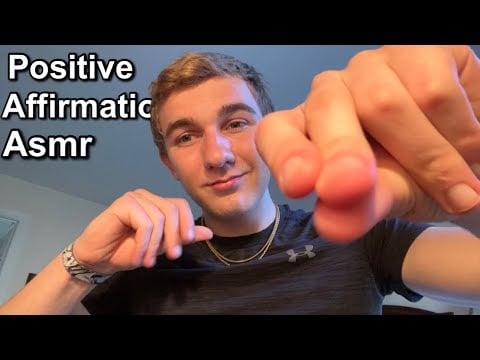 Asmr positive affirmations with Lofi tapping and handsounds￼