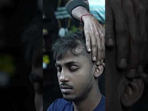 Neck Cracking Champi Head Massage ASMR #shorts