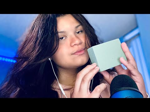 ASMR | Triggers with Green Foam | TapTingles ASMR