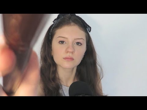 АСМР с кисточками, триггеры, шепот/ ASMR SOUNDS, russian whisper