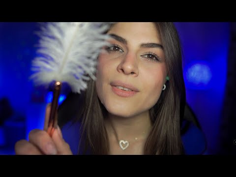 ASMR 🪶 Ti Accarezzo il Viso Con Oggetti Soffici Per Farti Addormentare Dolcemente