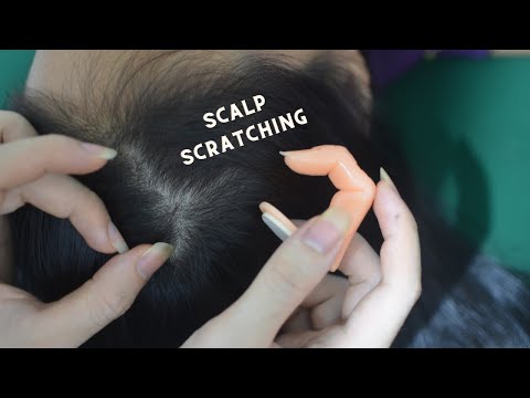 ASMR Tingly Scalp Scratch, Relaxing Hair Play Including Breathing, Snoring Sounds For Anxiety Relief