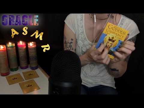 ASMR GODDESS ORACLE READING (Tibetan Singing Bowl, Chakra Candle, Crystal Praying)