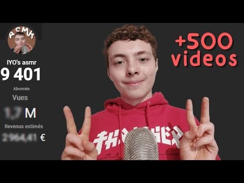 ASMR FR: Les stats de la chaîne depuis le début (c'est fou merci !)