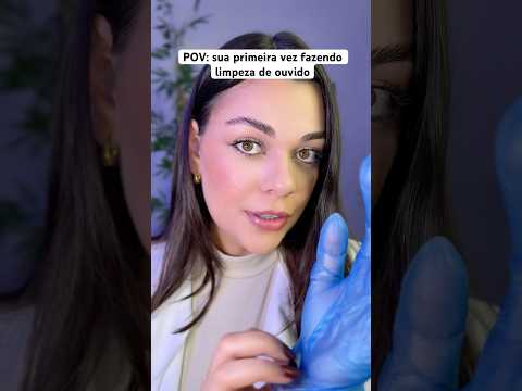 POV: sua primeira vez fazendo limpeza de ouvido #asmr #asmrbrasil #satisfying #asmrsounds #shorts