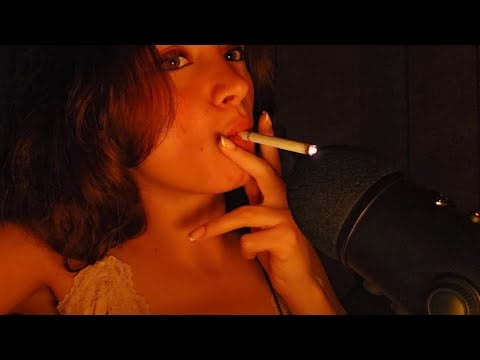 Tingly cigarette sounds for deep sleep 💤✨🚬
