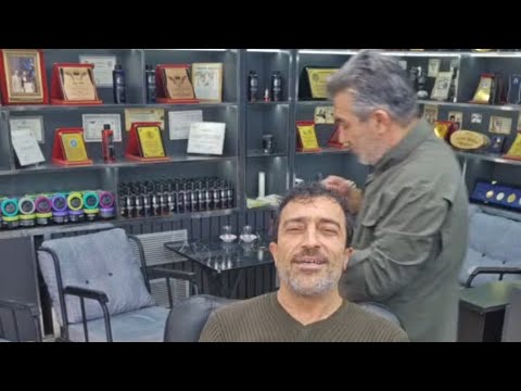 FARUK ALTUN X MÜNÜR ÖNKAN BARBER FRIENDS SHAVING EACH OTHER - STARTING THE DAY WITH A FRESH CUT!