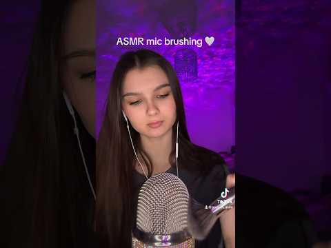 ASMR mic brushing #tingles #asmrtingles #asmrtriggers #asmr #micbrushing