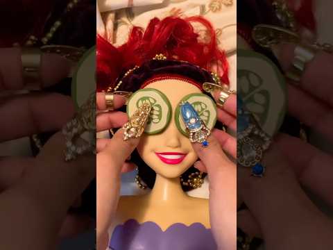 ASMR Ariel Skincare 🧜‍♀️ #asmr #asmrskincare #asmrshorts #skincareasmr #skincare