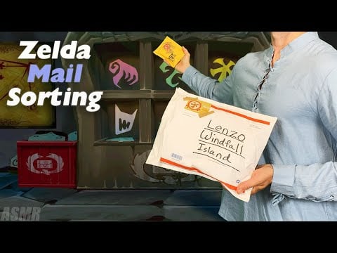 Sorting Mail for Princess Zelda ✉️ | ASMR Roleplay, The Legend of Zelda: Wind Waker