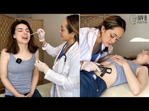 ASMR Cranial Nerve Exam & Abdominal Examination ['Unintentional Style'] Soft Spoken Roleplay