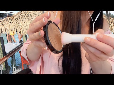 ASMR Bestie Doing Your Makeup on Tiki Boat