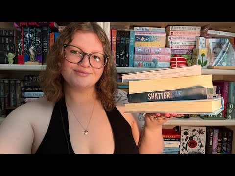 ASMR | july reading wrap up ✨ 8 books this month!  (whisper rambles & book triggers)