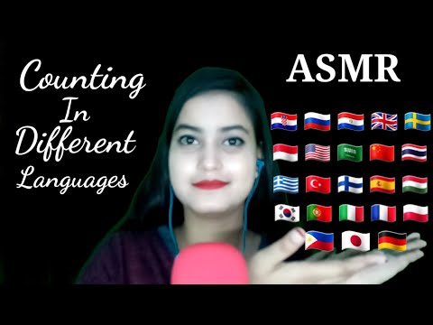 ASMR ~ Counting In Different Languages With Hand Movements