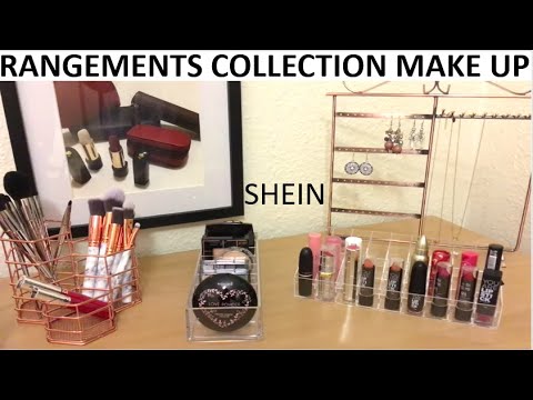 {ASMR relaxation} Rangements maquillage make up et déco * Shein