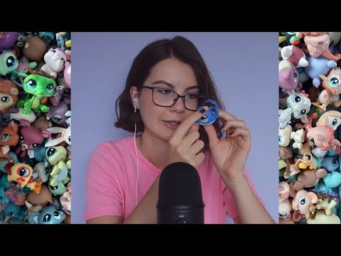 asmr | show&tell - my childhood littlest pet shop collection