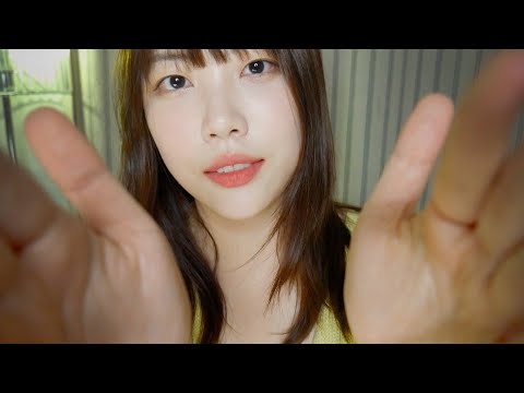 ASMR 편안하게 재워드릴게요😴 얼굴, 두피 마사지 해주기 (시각+청각 팅글폭탄)