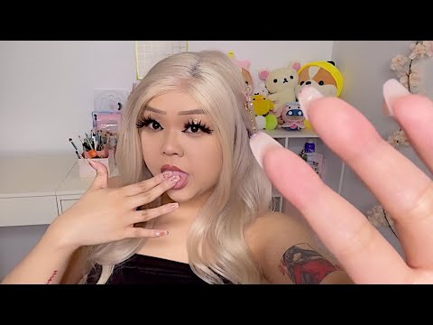 ASMR toxic friend "fixes" your makeup (spit painting)