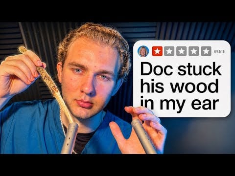 ASMR Worst reviewed ear cleaning
