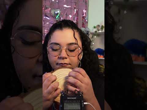 ASMR  Tapping na madeira