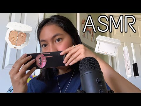 ASMR fast tapping on makeup