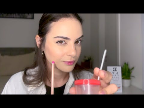 ASMR Exames Médicos Secretos Não Especificados 🩺 Você é Meu Cobaia 🤍 Nervos Cranianos