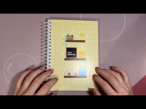 ASMR Tapping On A Sticker Collection Book