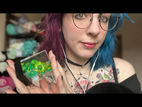 Asmr D&D dice tingles