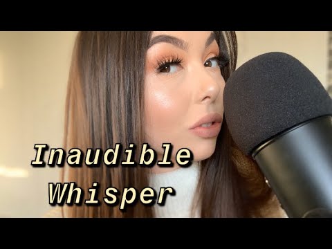 [ASMR] PURE INAUDIBLE WHISPERING (SUPER TINGLY)