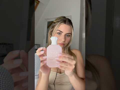 ASMR with my fave fragrance 💗 #asmr #asmrsounds #asmrtriggers #asmrtapping #glasstapping #perfume