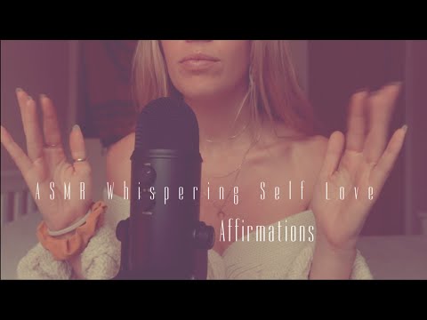 ASMR WHISPERING Self Love Affirmations 속삭이는 자기 사랑 확인