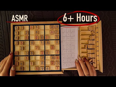 😴 ASMR - Satisfying Creamy Wooden puzzle - Sudoku - Clicky Whispers