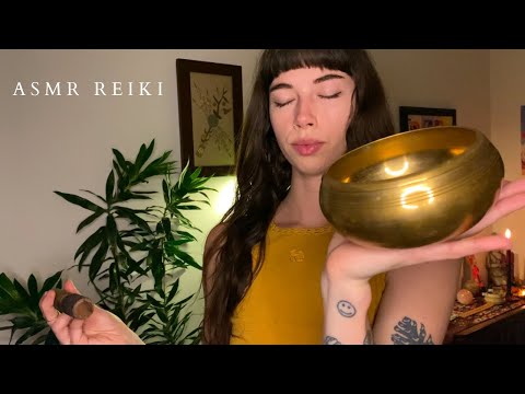 ASMR Reiki ~ Call your energy back | Self confidence | Inner Fire | Solar Plexus | Energy Healing