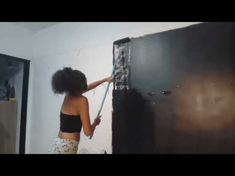 ASMR reforma da minha Sala/Quarto/Cozinha prt 1 