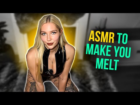 [4K USA ASMR] When Fabric Speaks 🎧 Latex Body & Fishnet Texture — Real Sound Focus | No Talking